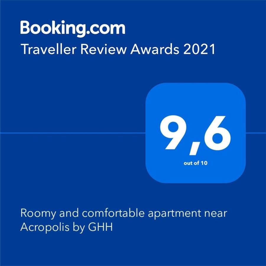 Roomy And Comfortable Apartment Near Acropolis By Ghh Athén Kültér fotó